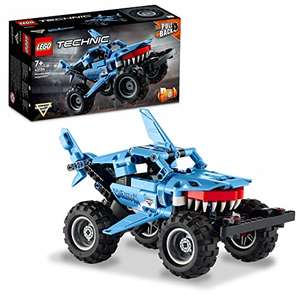 LEGO Technic 42134 Monster Jam Megalodon 2 in 1 Pull Back Shark Truck to Lusca Low Racer - £10 @ Amazon