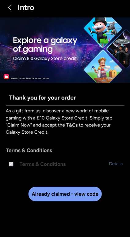 Claim £10 Samsung Galaxy Store Credit Voucher Via Samsung Wallet App - Fortnite Vbucks, Pokemon Go, Monopoly Go