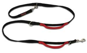 HALTI Control Lead Size Large, Stop Pulling, Double-Ended Training Lead, 2 Handles