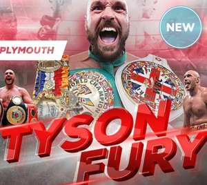 An Evening with Tyson Fury - Plymouth - £27.50 per ticket @ Planet offers