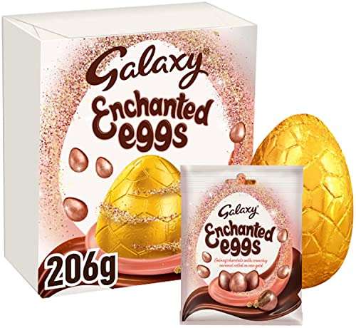 Galaxy Enchanted Eggs Large Easter Egg, Easter Gifts, Chocolate Gift, Milk Chocolate, 206g £2 @ Amazon