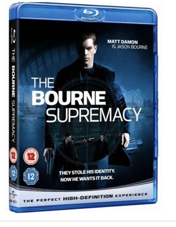 Bourne Supremacy Blu Ray Used - 50p (Free Click & Collect) @ CEX