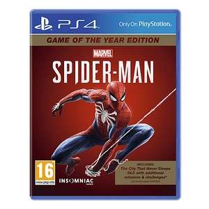 Marvel's Spider-Man: Game of the Year Edition - PS4 £19.99 @ Playstation Store