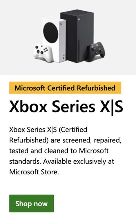 Refurbished Xbox Series X