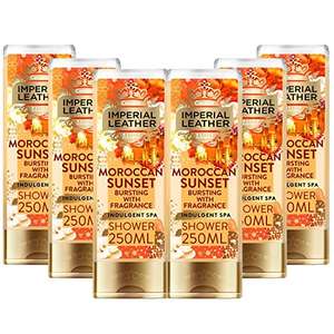 Imperial Leather Shower Gel, Moroccan Sunset & Golden Argan Oil Creamy Body Wash, Multipack of 6 £5.40 Prime + £4.49 Non Prime @ Amazon