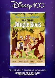 Disney 100: Jungle Book Saturday 16th/Sunday 17th