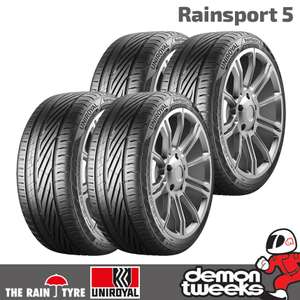 4 x Uniroyal RainSport 5 Tyres - 225 40 18 92Y Extra Load XL with code (UK Mainland) sold by demontweeksdirect