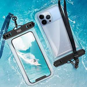 YOSH IPX8 Floatable Waterproof Phone Case with code Sold by YOSHTech-UK FBA