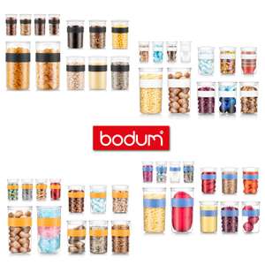 Bodum Presso 12-piece Storage Jar Set - 4 0.25L / 3x 0.6L / 3x 1.0L 2x 2. L) £35.95 Delivered With Code (Various Colours) @ Bodum