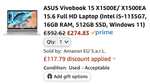 ASUS Vivobook 15 X1500 (Intel i5 1135G7, 16GB RAM, 512GB SSD, Windows 11) - Used Acceptable - £274.83 @ Amazon Warehouse