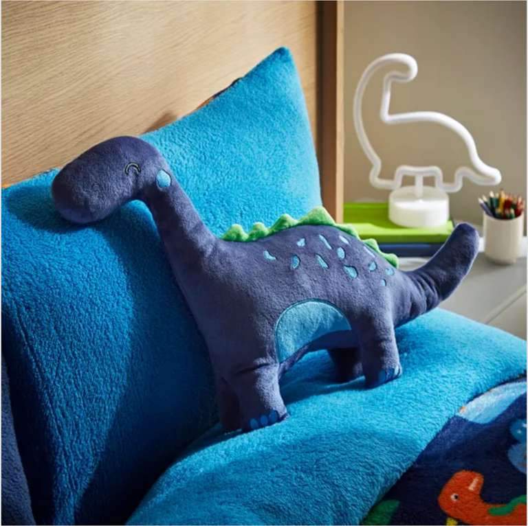 Dinosaur Plush Cushion £5 click and collect @ Dunelm (Limited stock)