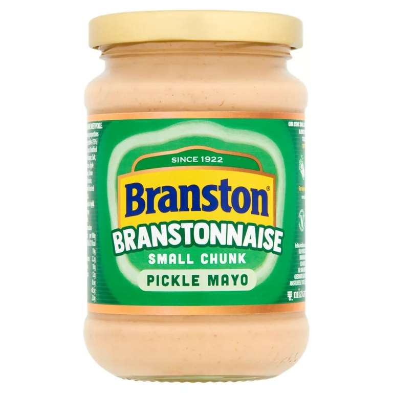 Branston Branstonnaise Smooth / Small Chunk Pickle Mayo 260g £1.50 @ Asda