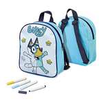 Bluey Colour and Carry Backpack Includes 4 pens, creative toy, Bluey Toy and Accessories £6.99 @ Amazon