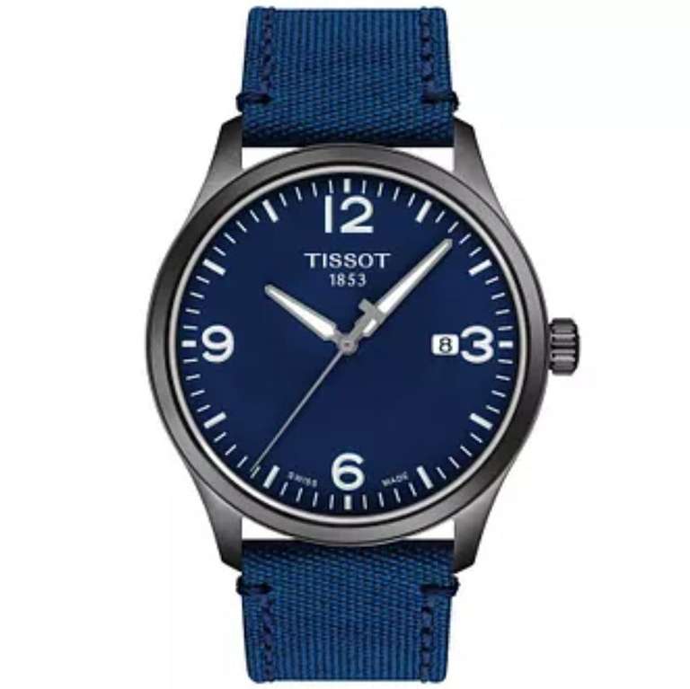 Tissot Gent XL Men's Blue Fabric Strap Watch Quartz - £119 @ H Samuel