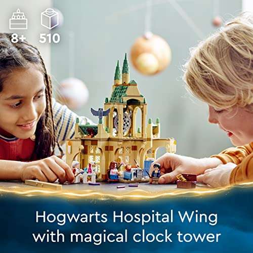 LEGO 76398 Harry Potter Hogwarts Hospital Wing Buildable Castle Toy with Clock Tower £29.99 @ Amazon