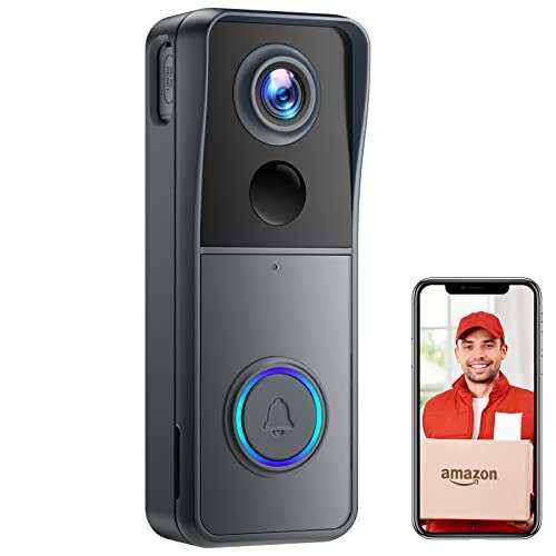 XTU Wireless WiFi Video Doorbell Camera, 1080P - XTU EU Store FBA