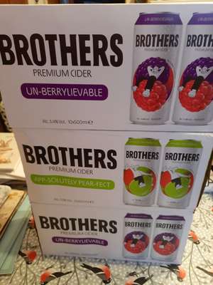 Brothers Premium Cider 10 pack (Various flavours) - Instore ASDA