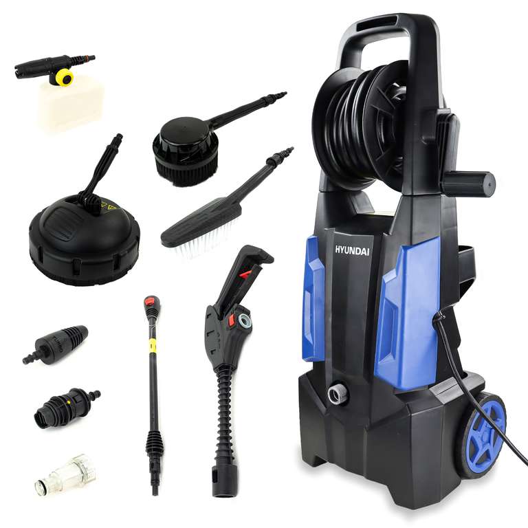 Hyundai 1900W 2100psi 145bar Electric Pressure Washer With 6.5L/Min Flow Rate - £132.99 with code @ Hyundai Power Equipment