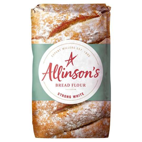Allinson's Strong White Bread Flour 1Kg £1.25 Clubcard Price @ Tesco