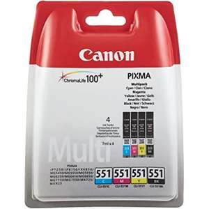 Canon PIXMA CLI-551 Multipack Ink Cartridges - £12 Instore @ Tesco (Haverhill)
