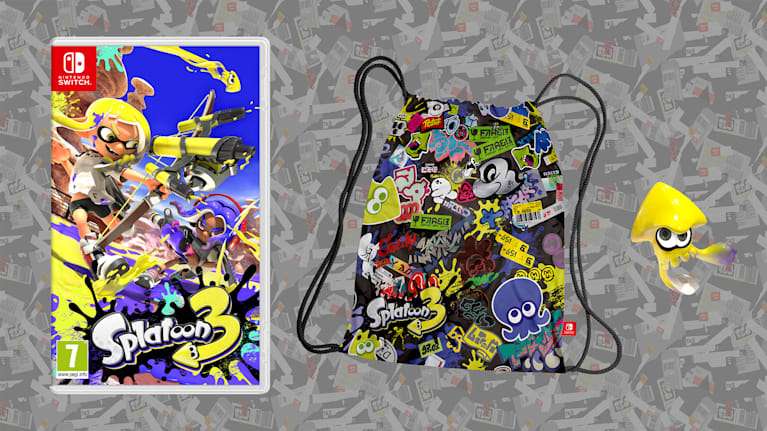 Nintendo Switch Game - Splatoon 3 + Gym bag & Squid pin - £49.99 @ MyNintendoStore