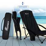 SUNMER Set of 2 Folding Beach Chair with Side Pocket & Carry Bag - £60.08 @ Amazon