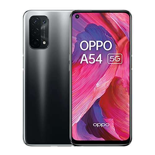 Oppo A54 5G Android 11 4GB RAM 64GM Memory £119 +£10 top-up, instock, unlocked from Vodafone
