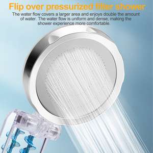 High Pressure Shower Heads Handheld Spray Water Saving Bathroom Spa Shower head 5 year warranty (UK Mainland) - motoreasybuy2012