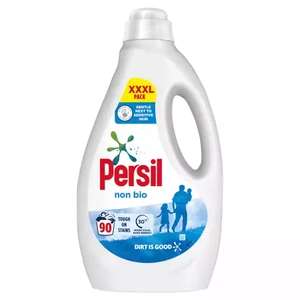 Persil Non Bio Laundry Washing Liquid Detergent 90 Wash, 2.43Ltr