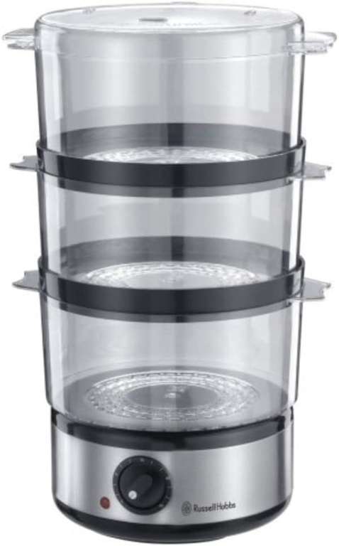 Russell Hobbs Food Collection Compact Food Steamer 14453, 7 L - Brushed Stainless Steel