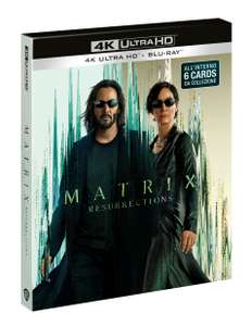 Matrix Resurrections Card Edition - 4K Ultra HD + Blu-Ray (English Audio) italian Release