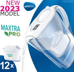 BRITA Water Filter Jug Marella 2.4L + 12 Months MAXTRA PRO Filters 1 Year Supply - ozaroo