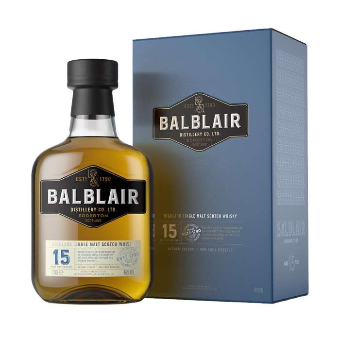 Balblair 15 year old single malt whisky