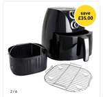 Wilko 4L Air Fryer with Removable Basket £35 Free Click & Collect @ Wilko