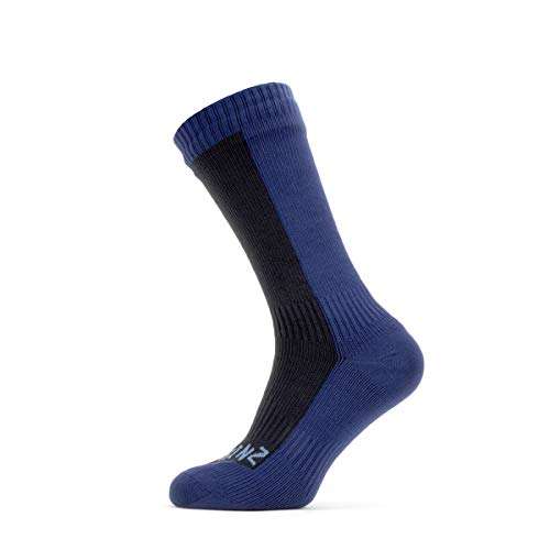 SEALSKINZ Unisex Waterproof Cold Weather Mid Length Sock in blue/black or white/grey £19.99 @ Amazon
