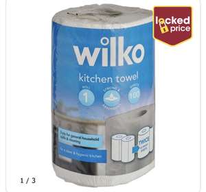 Wilko Kitchen Towel 1 Roll 2 Ply Free Click & Collect Only
