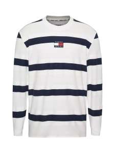 Tommy Jeans Stripe Long Sleeve T-Shirt, Sizes S- XXL £30 + Free Click & Collect @ John Lewis