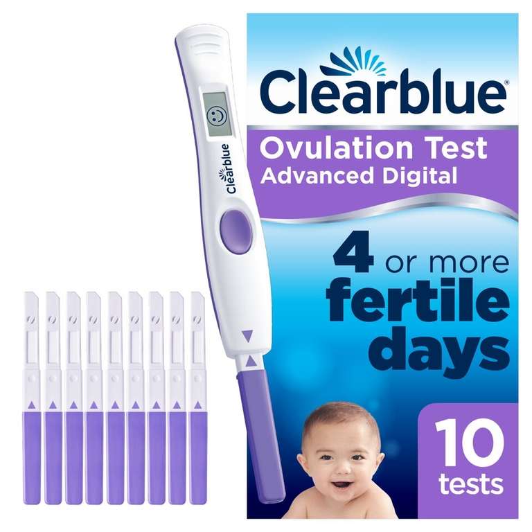Clearblue Digital Ovulation Test 10 Pack clubcard price
