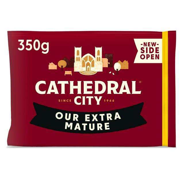 350g Cathedral City Extra Mature Cheddar for £1.99 @ Farmfoods
