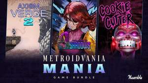 [PC-Steam] HUMBLE Metroidvania Mania BUNDLE - from £4.77 to £11.15 - e.g. 9 Years of Shadows, Axiom Verge 1 & 2, Ghost Song, Death's Gambit