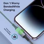 100W USB C to USB C Charger Cable 1M 90 Degree Fast Charger Cable PD 5A E-Mark Chip Phone Charger USB C Cable (30% Voucher) Sold by GIANAC