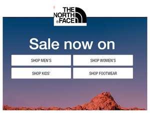 Summer Sale up to 40% off Free Standard Delivery for XPLR Members @ The North Face