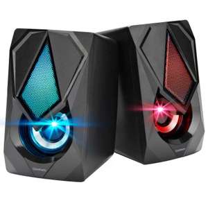 Goodmans USB Powered 2x3W Gaming Speakers with colour changing LED lights £3 In-Store at B&M Norwich