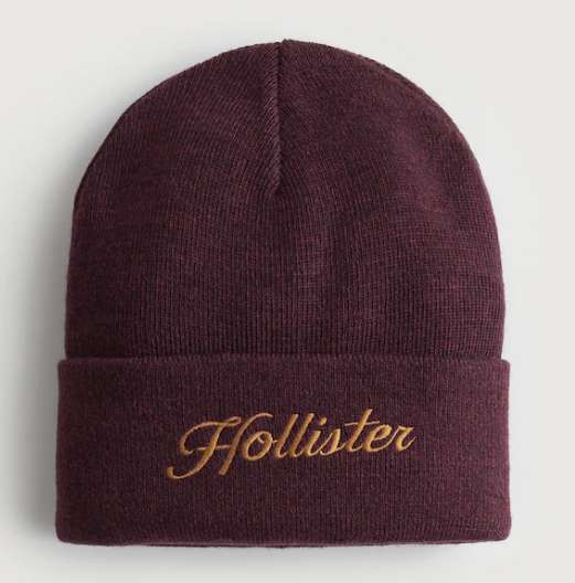 Hollister Embroidered Logo Beanie (4 Colours) - £5.81 Member Price + Free Click & Collect @ Hollister