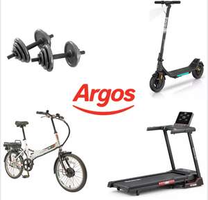 Save up to 1/3 on selected Fitness, Adult Bikes and Sports Equipment & Accessories + free click & collect