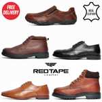 Sale - Up To 50% Off Red Tape Leather Boots & Shoes + Extra 25% Off With Code + Free Delivery - @ Express Trainers
