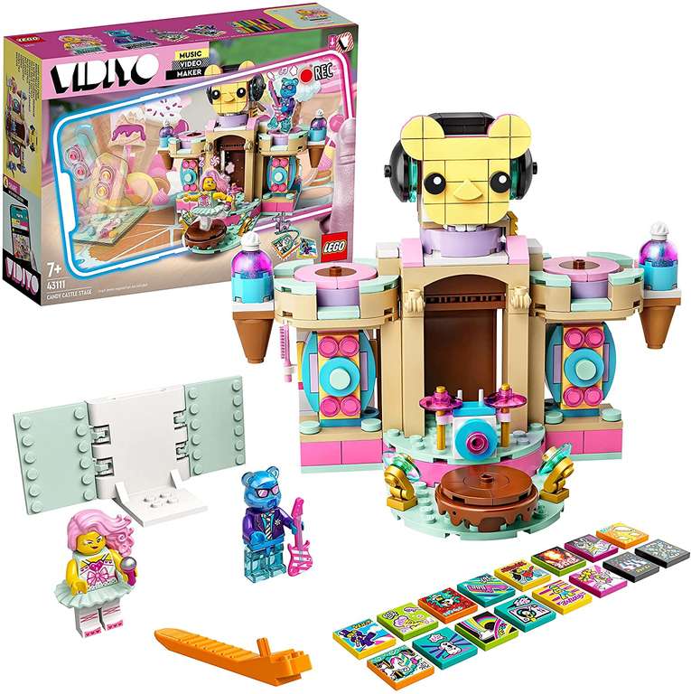 LEGO 43111 VIDIYO Candy Castle Stage BeatBox Music Video Maker Musical Toy for Kids - £16.67 + £4.99 delivery @ Amazon