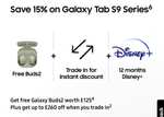 Samsung galaxy tab S9 ultra with free Galaxy buds2 + 12 months free Disney+ - Samsung via Student Beans
