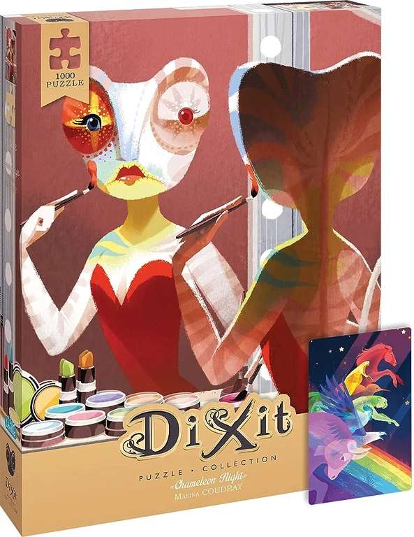 Dixit 1000 Piece Jigsaw Puzzle - Chameleon Night sold by Fun Collectables