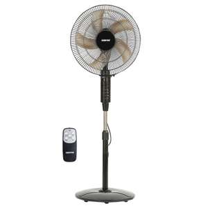 16’’ Pedestal Fan with Remote Control 60W for £39.60 with code at Geepas